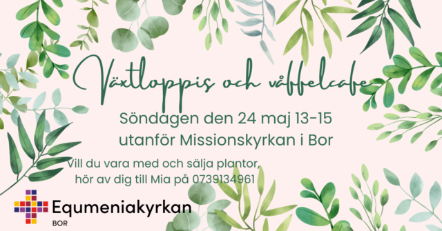 Växtloppis och Våffelcafe