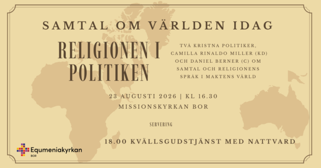 Samtal om världen idag.